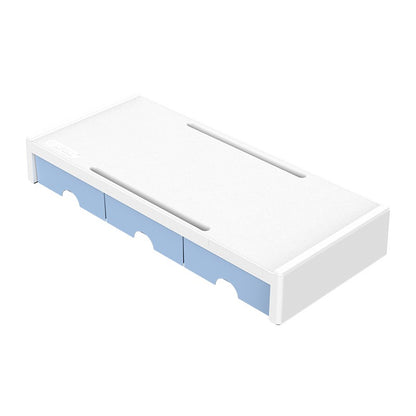 ORICO ABS Plastic PC Monitor Stand Riser (50 x 22 x 7.4cm) / (50 x 22 x 14.5cm) with Bottom Storage Drawers  for Desktop Computer  and Organizers