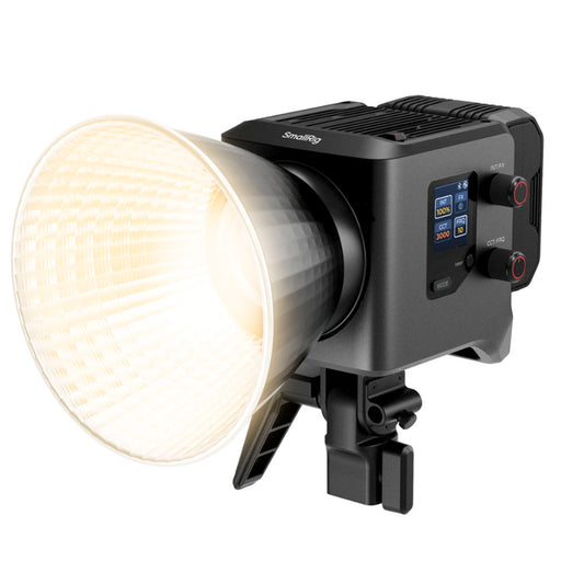 SmallRig RC220 PRO Series LED Video Monolight with 2700-6500K / 5600K CCT Range, Bowens S Mount, Quick Release V-Mount Battery, DMX Onboard & Wireless App Controls for Photography, Filmmaking, Vlogging & Live Recording | 4620 4625