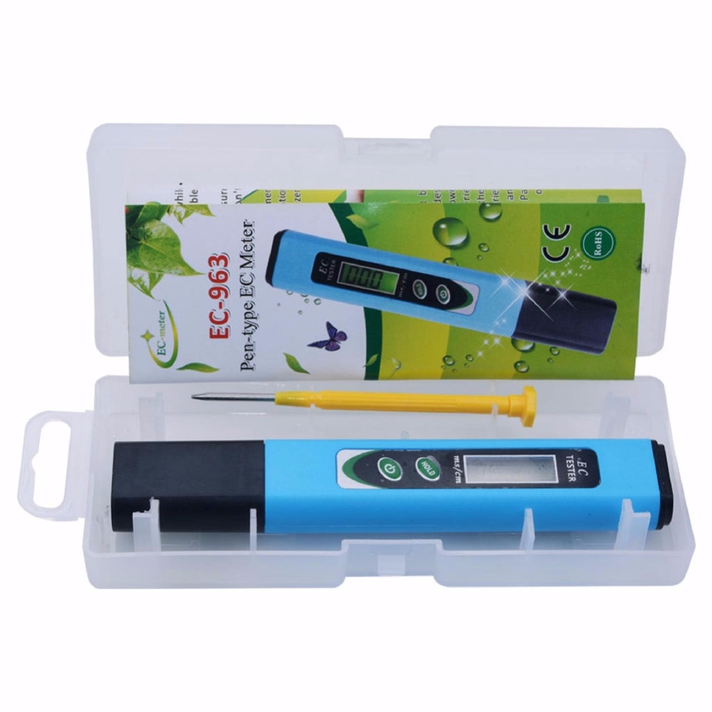 Eagletech EC Meter Tester EC-963 LED Digital Hydroponics for Swimming Pool Aquarium with ATC Conductivity Water Quality Monitor