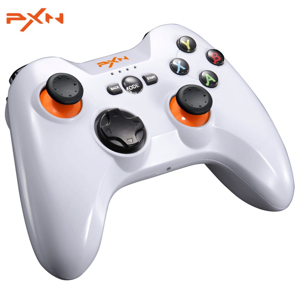 [CLEARANCE] PXN PXN-9613 Portable Bluetooth Wireless Game Controller for Android and Windows Devices - Color - White