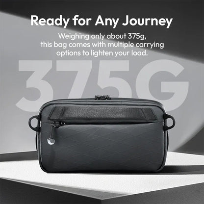 Ulanzi BT02 Multi Compartment Organizer Waterproof Storage Bag with Magnetic Sp Interior Dividers and Glow in the Dark Zipper Pulls for Camera Accessories and Other Gadgets