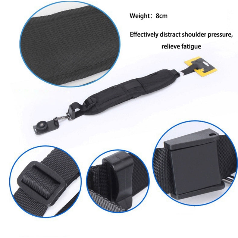 Pxel AA-CS1 Black Single Quick Rapid Camera Shoulder Neck Strap Belt Sling for Canon Nikon Sony Pentax Olympus Panasonic DSLR
