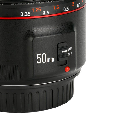 Yongnuo YN50MM F1.8C II Version 2 50mm f/1.8 Black Body Prime Lens for Canon EF Auto Focus