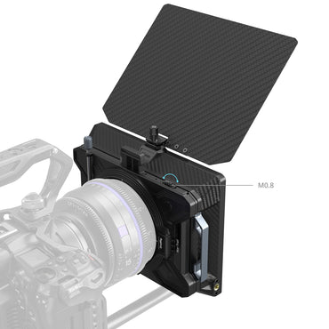SmallRig 95mm Matte Box Kit with CPL / VND Filter Set, Four Threaded Adapter Rings, Quick Release Magnetic Filter Frame, Carbon Fiber Top Flag for DSLR Mirrorless Cameras, Cinematic Filmmaking, Videography Photography | 5011