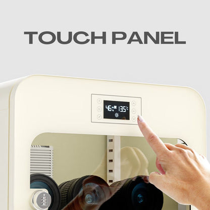 EIRMAI Electric Automatic Digital Control Dry Cabinet with Touch Panel & Combition Lock for Photography Gears & Cameras