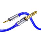 [CLEARANCE] ORICO 3.5mm TRS to 6.5mm TRS Audio Cable with Gold-Plated Male-to-Male AUX Connectors & Flexible Silicone Cord for Guitars, Audio Mixers, Amplifiers, Speakers, Sound Cards, Music Players, Smartphone, Computer Desktops & Laptops