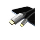 [CLEARANCE] Vention Type-C to HDMI Cable Metal Type 4KHD 60Hz with Aluminum Alloy Shell (CGSB) 1.5M Black Metal Type