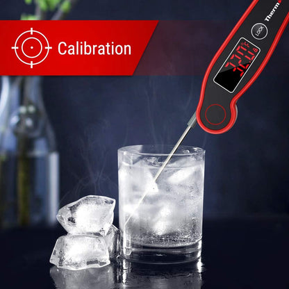 ThermoPro TP-19 TP19 Waterproof Digital Meat Thermometer for Grilling with Ambidextrous Backlit & Thermocouple Instant Read Thermometer Kitchen Cooking Food Thermometer