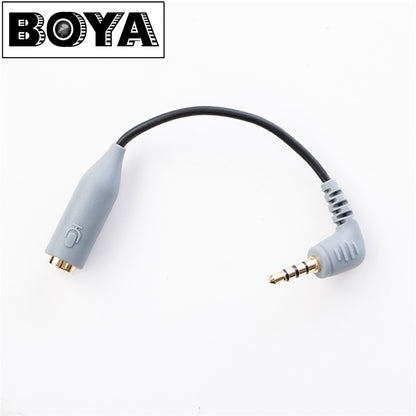 [CLEARANCE] Boya BY-CIP2 TRS to TRRS Adapter 3 Poles Female to 4 Poles Male Smart Audio Phone Smartphone Adapter