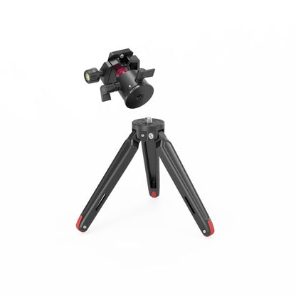 [CLEARANCE] SmallRig Mini Tabletop Tripod and Panoramic Ball Head with Knob and Arca-Type QR Quick Release Plate, 1/4"-20 Screws for Compact DSLR and Action Camera, Smartphones BUT2664