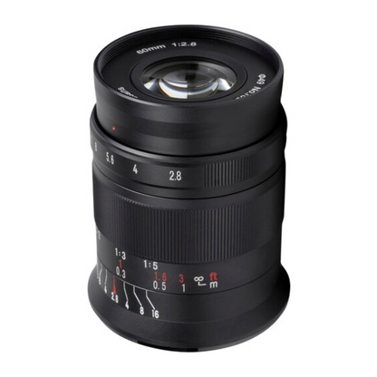 7Artisans 60mm F/2.8 Mark II APS-C Format Fujifilm X Mount Macro Telephoto Prime Lens MF Manual Focus for Mirrorless Cameras