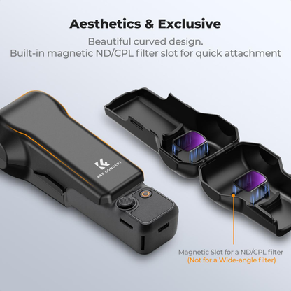 K&F Concept Screen Lens Protector for DJI Osmo Pocket 4/3 w/ Gimbal Cover