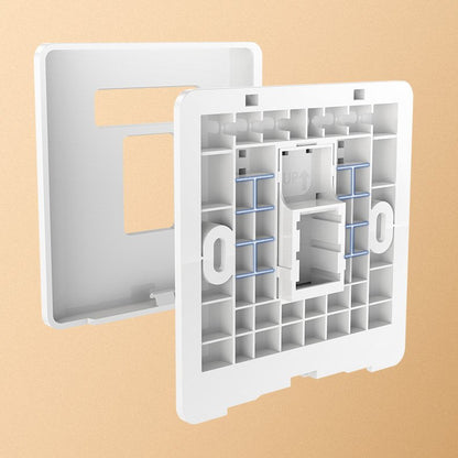 UGREEN RJ45 / RJ11 Single Port LAN Network Wall Socket (10x10 x 3cm) - White | 80180