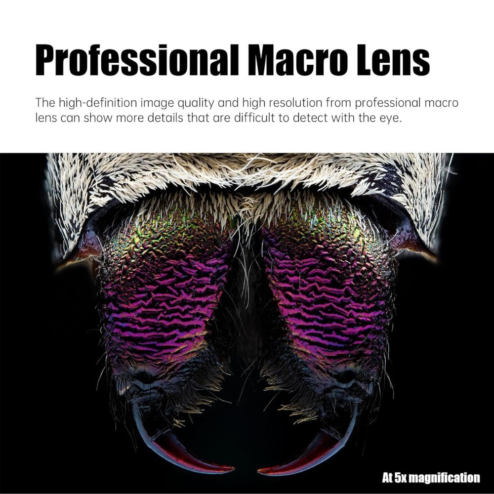 AstrHori 25mm F/2.8 MF Full Frame Ultra Macro Lens for Nikon Z Mount Mirrorless Camera Manual Focus, Clicked Aperture and 2-5x Magnification Range for Photography