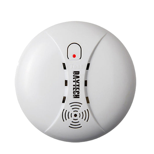 DAYTECH Photoelectric Wireless Smoke Detector Fire Preventive Alarm System for Home, Office, School, Hotel, Hospital, Restaurant Indoor Establishments | SM02