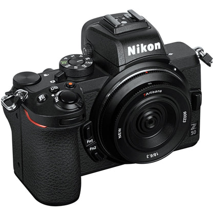 7Artisans 18mm F/6.3 Mark II APS-C Format Nikon Z Mount Wide Angle Prime Pancake UFO Slim Lens MF Manual Focus for Mirrorless Cameras