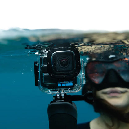 GoPro Dive Cage Protective Housing with Max 60m / 196ft Waterproof, Flat Glass Lens and Built-In Buttons for HERO 11 BLACK Mini Action Camera | AFDIV-001
