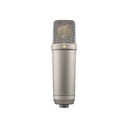 Rode NT1 5th Generation Cardioid Condenser Large Diaphragm Microphone with Analog XLR / Digital USB Type-C Dual Connect Ports, Revolution Preamp and On-board DSP for APHEX and USB Bus / Phantom Powered for Recording, Streaming, Podcasting | Silver, Black