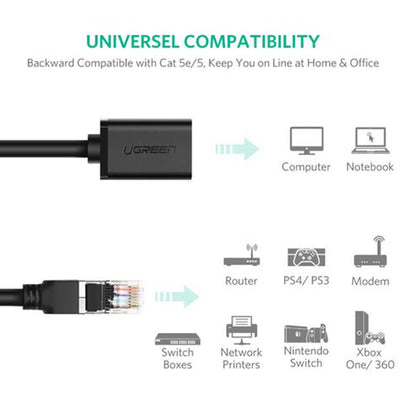 [CLEARANCE] UGREEN 5-Meter Cat6 FTP RJ45 Male to Female Ethernet Network Extention Cable with Up to 10 Gbps Data Transmission Speed | 11283
