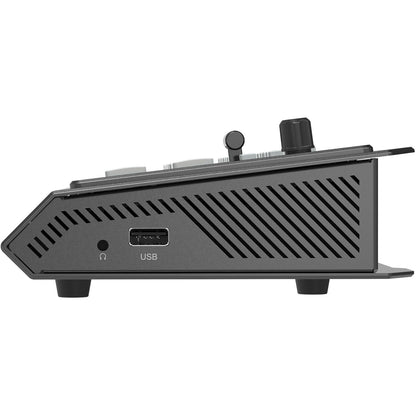 AVMatrix HVS0402U 4 Channel HDMI Live Streaming Video Switcher with T-bar/Auto/Cut Transition Effects, Chroma Key and Luma Key, 2 PIP/POP, 49 Preset Patterns, Audio Mixing/AFV and LAN Port for PC Control Software
