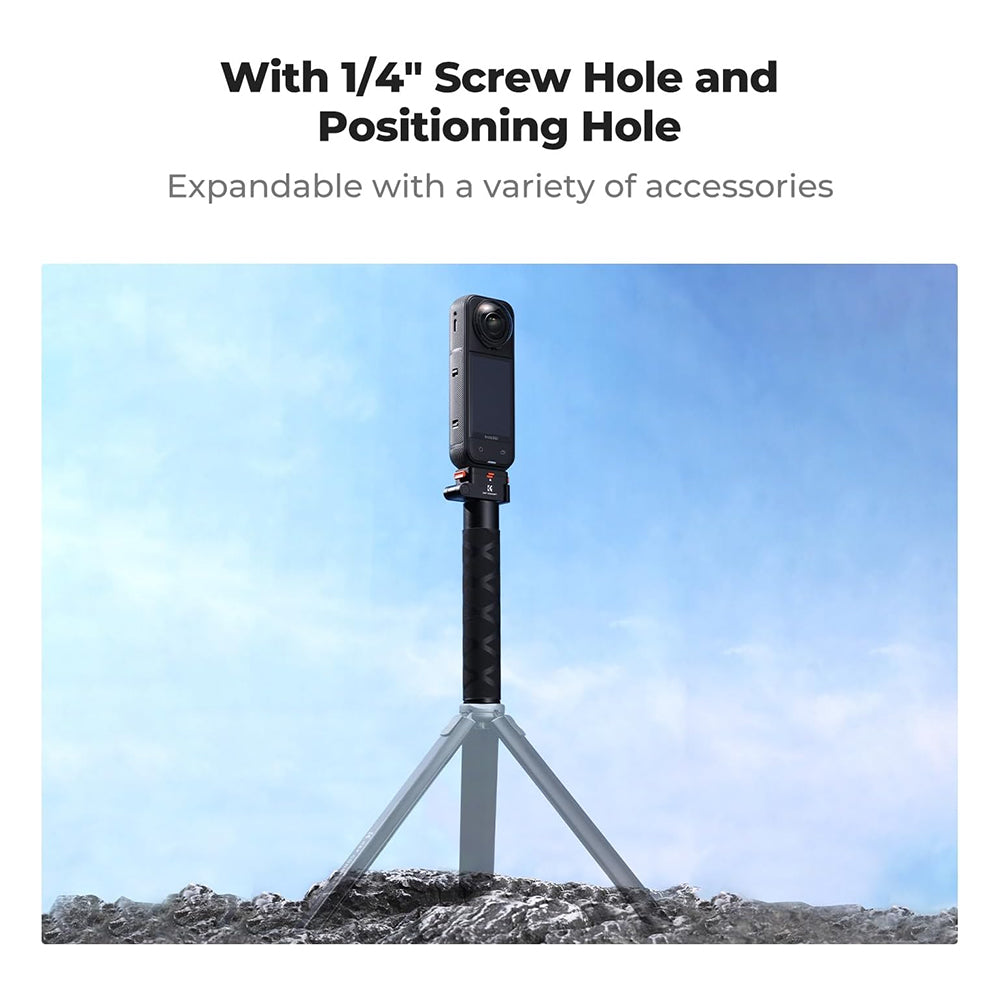 K&F Concept Foldable Selfie Stick Magnetic Quick Release for Insta360 X5