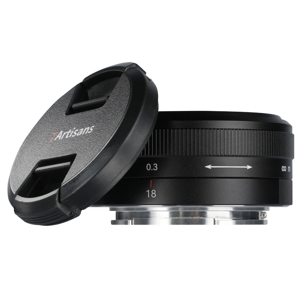 7Artisans 18mm F/5.6 Full Frame Format Panasonic L Mount Wide Angle Prime Pancake UFO Slim Lens MF Manual Focus for Mirrorless Cameras