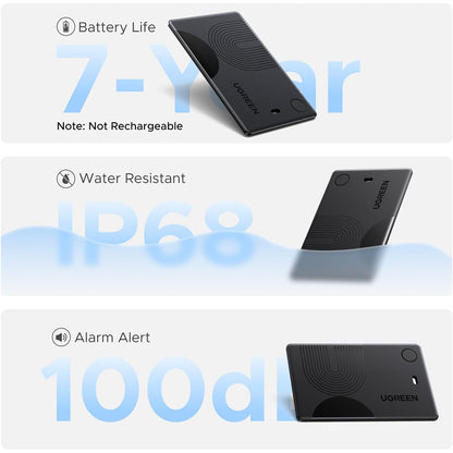 UGREEN Finder Slim 2 1-Pack | 2-Pack Smart Finder Locator with Apple Find My App Support