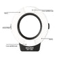 K&F Concept KF-150 TTL Macro Ring Flash for Canon EOS Camera with Guide Number 14', Dot-Matrix LCD Display, Multi Flash Modes & Adjustable Brightness for Photography