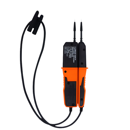 PeakMeter Voltage and Continuity Tester 1500V / 1600V AC / DC with Automatic Range Selection, LCD Back Light Display, Phase Sequence Test, In-Built Flashlight & Buzzer, RCD Test for Voltage Measurement, Live Wire Sockets | PM8200B