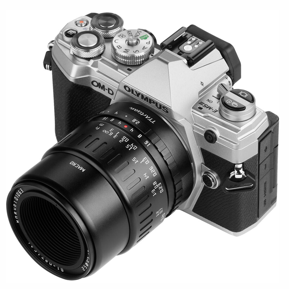 TTArtisan 40mm f/2.8 APS-C Format Micro Four Thirds M43 Mount Macro Prime Portrait Lens with Large Aperture, ED Glass, Manual Focus Mode, 1:1 Magnification and Smooth Bokeh for Mirrorless Camera Photography