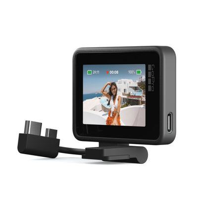 GoPro Display Mod 2" Flip-Up Articulating LCD Screen with Integrated Rechargeable Battery, Micro-HDMI Connector for HERO 12 / 11 / 10 / 9 / 8 BLACK and Vlog Vlogging | AJLCD-001-AS