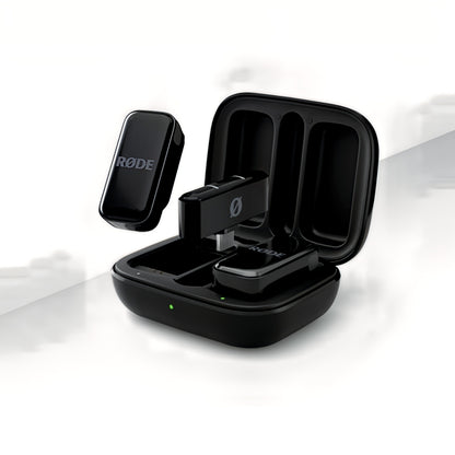 RODE WIRELESS MICRO USB-C / Lightning Ultra-Compact Wireless Microphone System with 2-Person Mic Transmitter, Type C Connector Receiver & Charging Case for Vlogging, Live Streaming & Video Content Creation