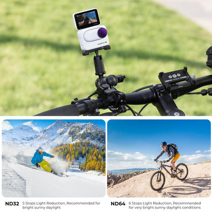 [CLEARANCE] K&F Concept Nano-X Series CPL Circular Polarizer / UV Ultraviolet Filters Lens Filter for Insta360 GO 3  / GO 3S Action Camera with Multi-Coated Optical Glass and Ultra-Thin Aluminum Frame