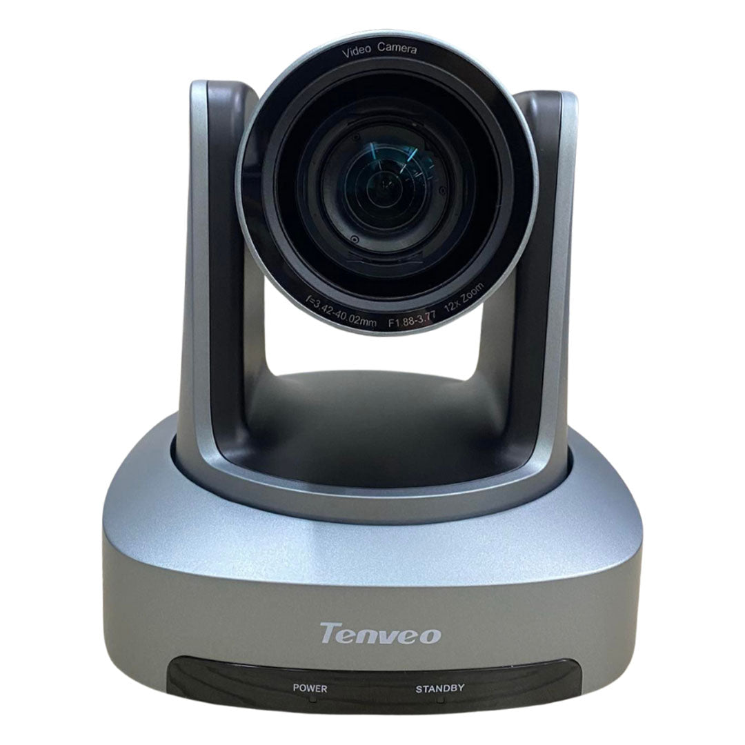 Tenveo TEVO UV612A-4K NDI HX 4K 60fps UHD 12x Optical Zoom PTZ Live Streaming Video Camera with / HDMI / RJ45 PoE / SDI Interfaces, 175 / 90 Degree Pan and Tilt for Conference Meeting Live Streaming and Broadcast