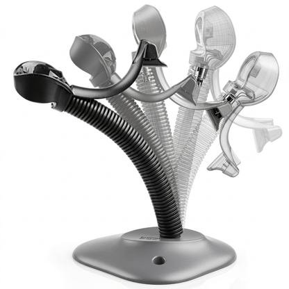 Inateck BCST-S Adjustable Barcode Scanner Stand, Shock-Resistant & Stable Clamp Design, Flexible Angle Holding Arm