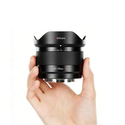 7Artisans AF 50mm F1.8 Lite APS-C Autofocus Prime Camera Lens for Sony E & Fujifilm X Mount 
