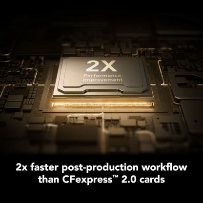 Lexar Professional GOLD CFexpress 4.0 Type A Memory Card, 1800MB/s Read, 1650MB/s Write, VPG400 | 512GB