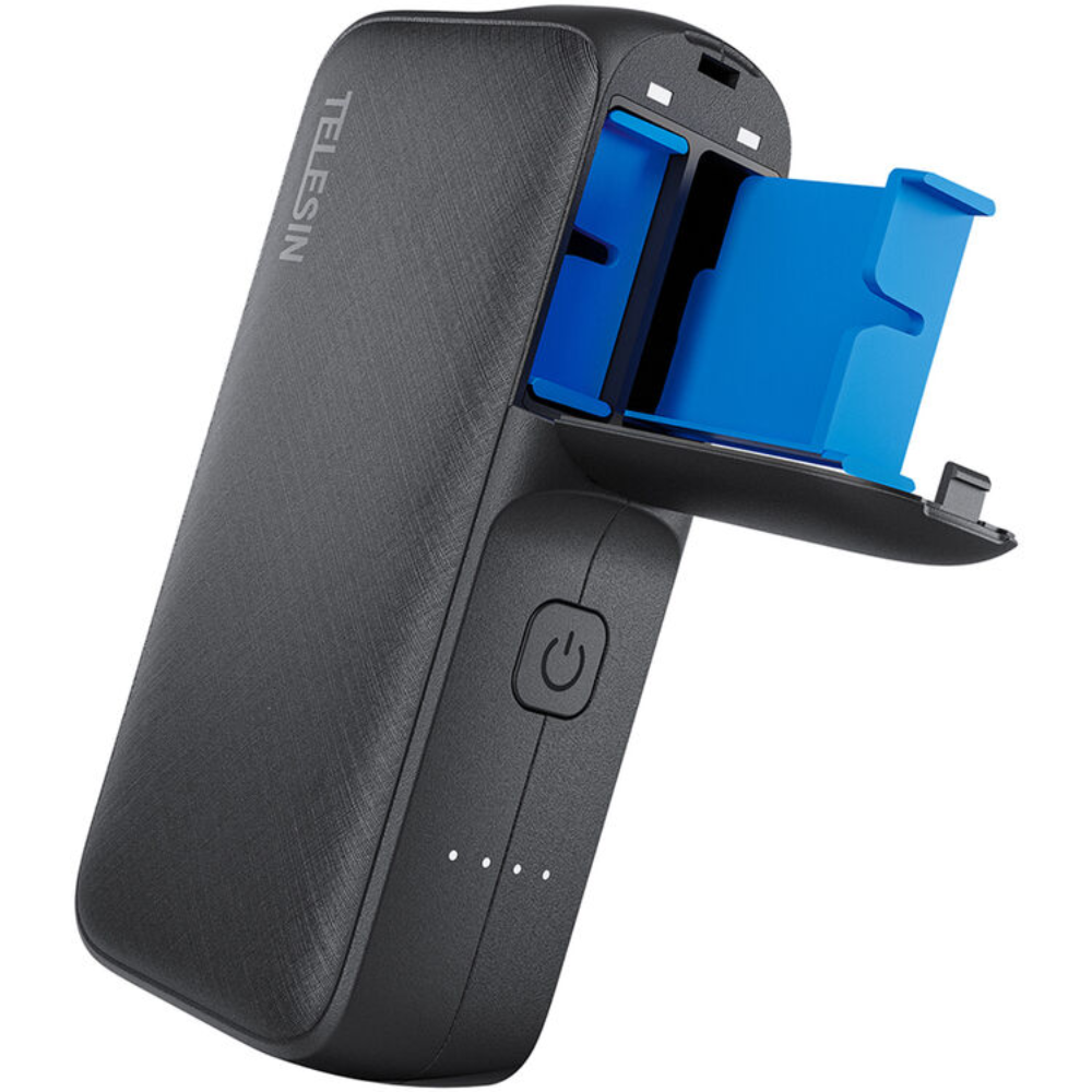 TELESIN 3-Port Storage Charging Case Power Bank for GoPro HERO11/10/9/8/7/6/5 Batteries