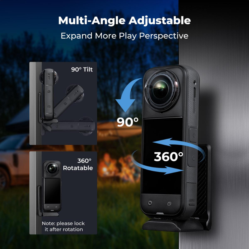 K&F Concept Magnetic Mount Stand for Insta360 X6/X5