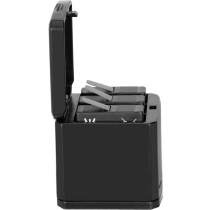 TELESIN GoPro HERO8 / 7 / 6 / 5 Black Triple Bay Battery Charger Box Case with Simultaneous Charging, LED Indicator, USB Type-C Port