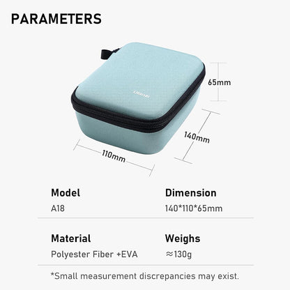 Ulanzi A18 Multifunctiol PU+EVA Storage Box Case with Zip Lock Design, Padded Foam Dividers for Camera and Audio Accessories and Devices