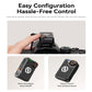 HOLLYLAND LARK M2S Concealed Wireless Microphone with Noise Cancellation, 24-bit High Fidelity Audio & 30 Hours Battery Life for Cameras, Smartphones, Laptops & Computers