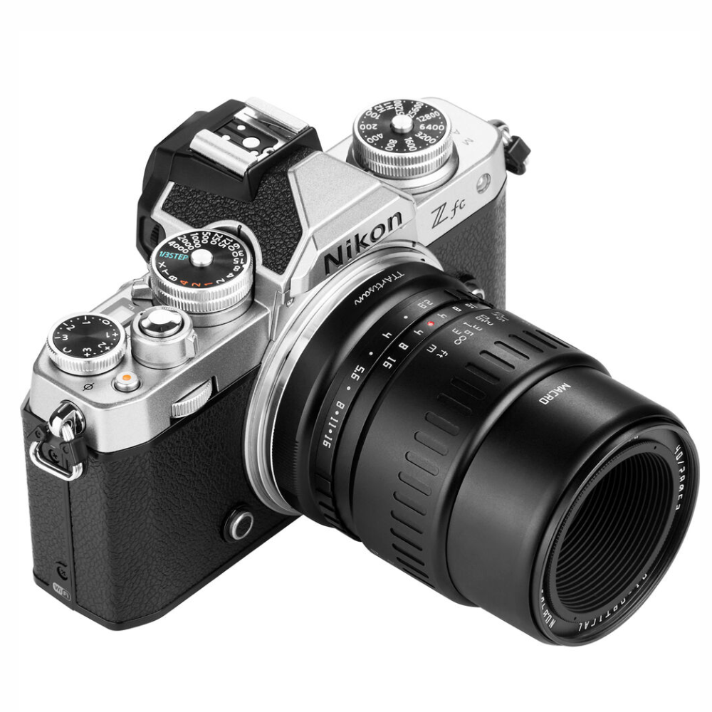 TTArtisan 40mm f/2.8 APS-C Format Nikon Z Mount Macro Prime Portrait Lens with Large Aperture, ED Glass, Manual Focus Mode, 1:1 Magnification and Smooth Bokeh for Mirrorless Camera Photography