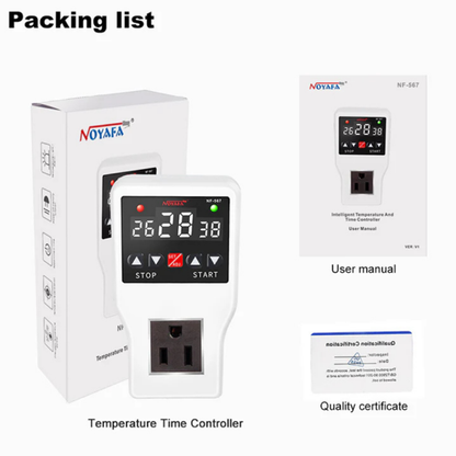 Noyafa NF-567 Digital Thermostat Temperature Timer Controller Monitor with Waterproof Probe