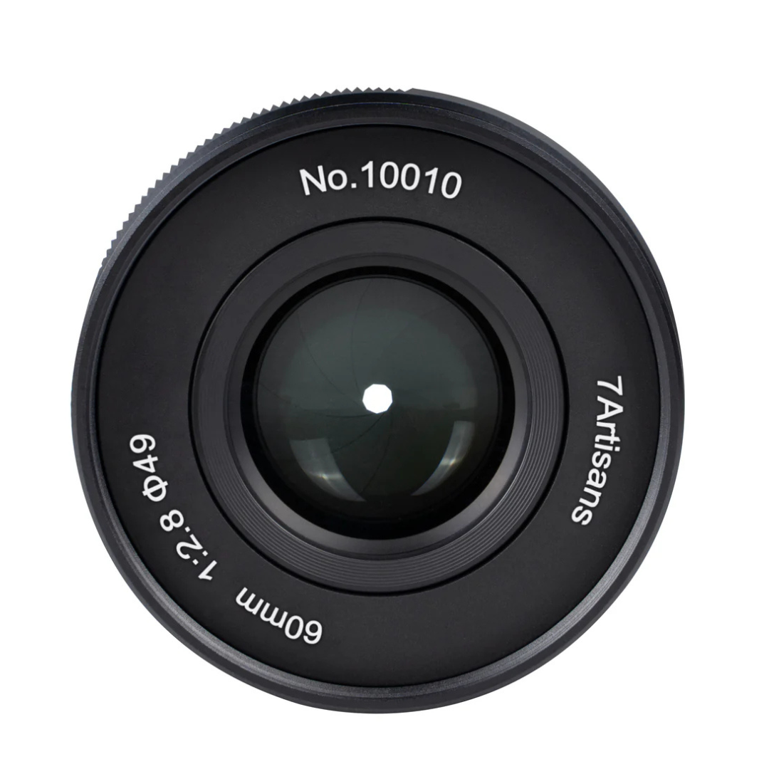 7Artisans 60mm F/2.8 Mark II APS-C Format Sony E Mount Macro Telephoto Prime Lens MF Manual Focus for Mirrorless Cameras