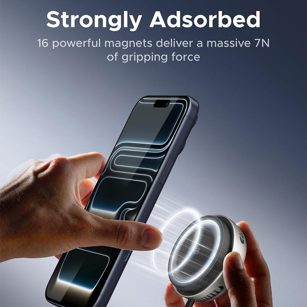UGREEN 25W Qi2 Magnetic Wireless Charger, USB-C, MagSafe Compatible, Fast Charging