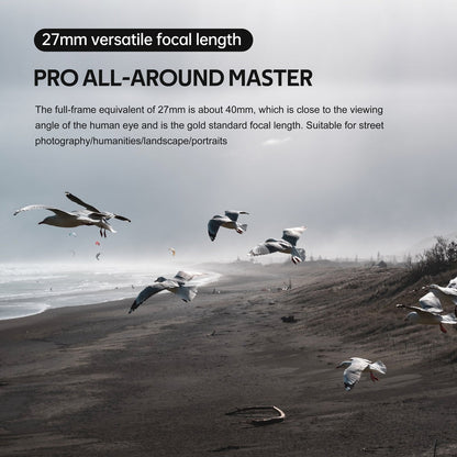 Viltrox AF 27mm f/1.2 STM Auto focus Prime Lens with APS-C Format for Sony E-Mount Mirrorless Cameras