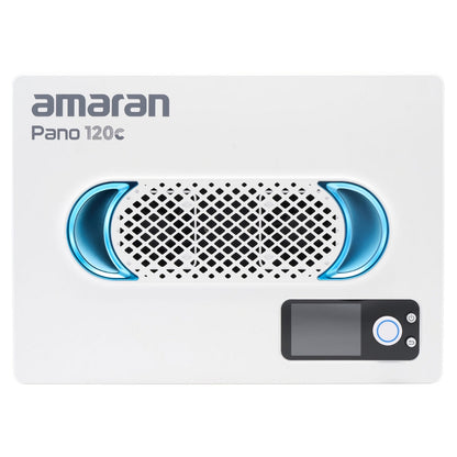 Aputure Amaran Pano 120C P60C RGB COB 120W Mobile Light Panel 2300K-10000K CCT, Sidus Link & Bluetooth Control, 12 Light Effect Presets for Content Creators Vloggers Photography Lighting and Studio Equipment | Black, White