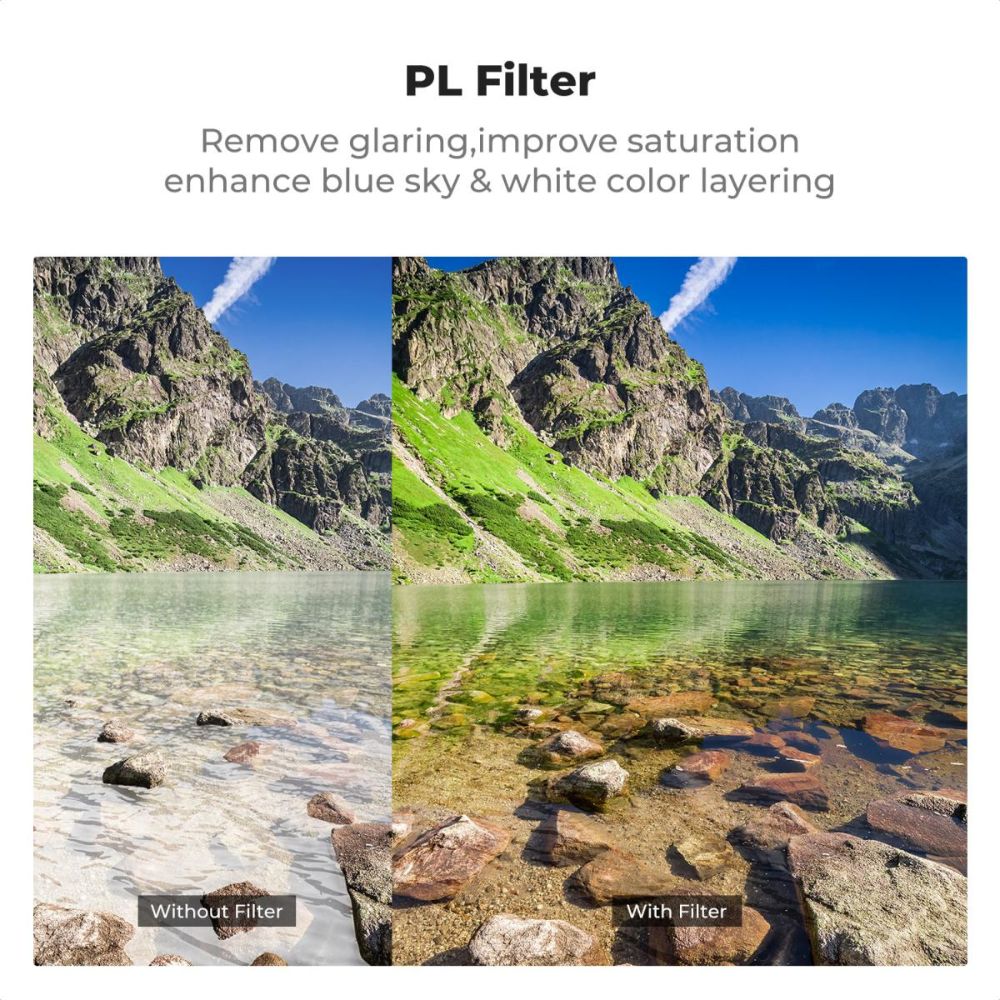 K&F Concept Nano-X Series UV Ultraviolet Filters / CPL Circular Polarizer / ND8 16 32 64 Neutral Density Lens Filter with 28 Multi-Layer Coated Imported AGC Optical Glass and 3 & 4 Light Reduction Stop for DJI NEO Drone Photo / Video