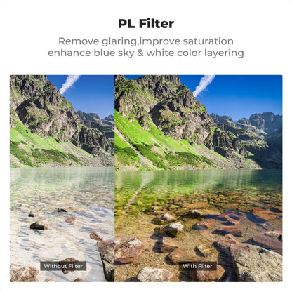 K&F Concept no-X Series UV Ultraviolet Filters / CPL Circular Polarizer / ND8 16 32 64 Neutral Density Lens Filter with 28 Multi-Layer Coated Imported AGC Optical Glass and 3 & 4 Light Reduction Stop for DJI NEO Drone Photo / Video